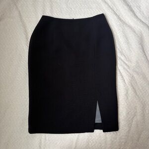 Chic Black Pencil Skirt with Side Slit